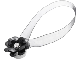 Prendedores de Cortina Magnéticos com Estampa Floral, Feitos Resina, 30, 5 Cm Comprimento. Elegantes CHABERLU
