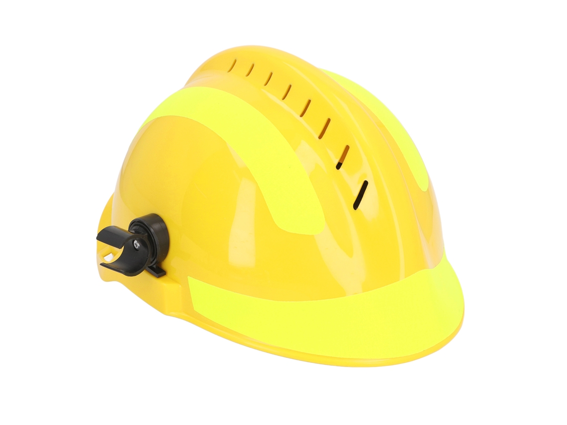Casco De Seguridad Ajustable Resistente Al Calor Y Golpes Para Construcción Y Rescate Amarillo