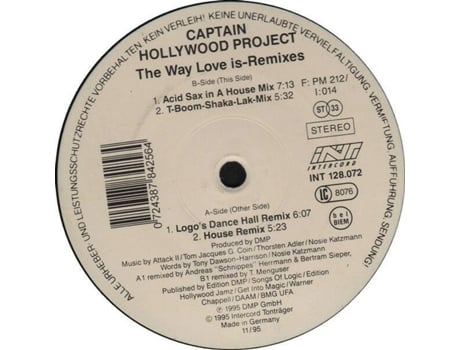 Vinil The Way Love Is Remixes Intercord, Blow Up