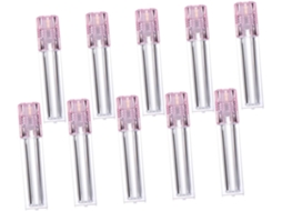 Pacote Com 10 Frascos De Óleo Labial Roll-on De 6,5ml Com Tampas À Prova De Vazamentos.