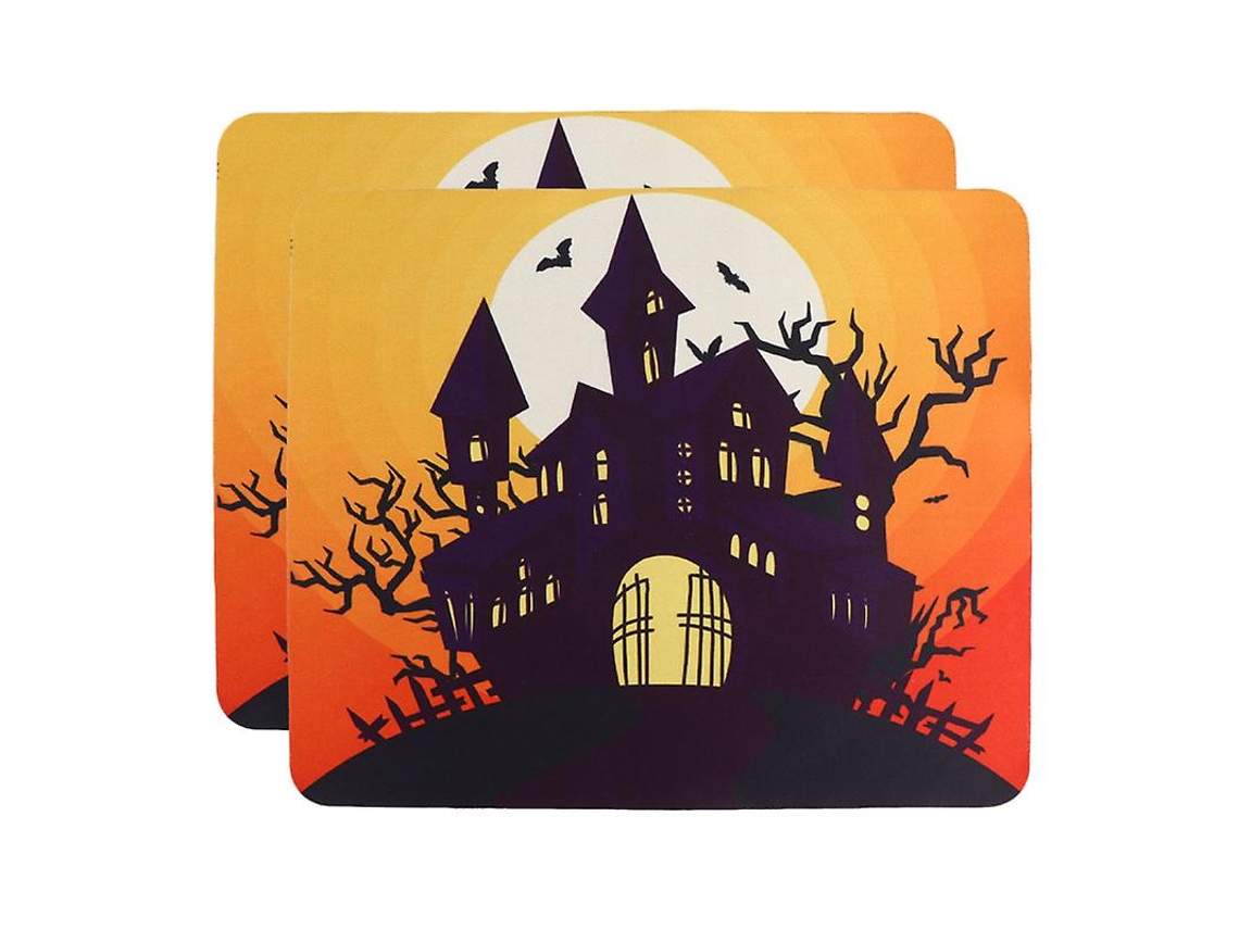 2Pcs Tapete de Rato de Halloween para Decorações de Halloween ALLINLESS