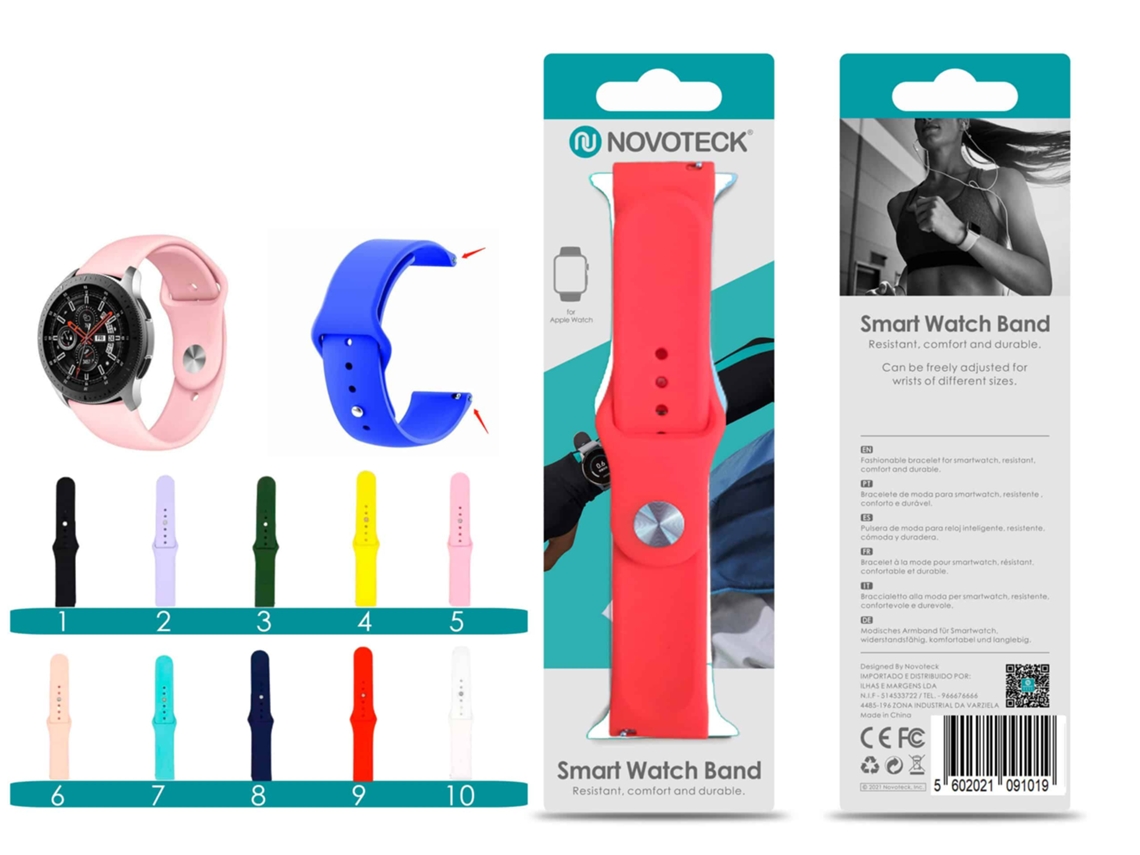 Bracelete Silicone Universal Para Smartwatch