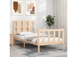 Cama De Solteirocama De Adultocama Sem Colchão 90x190 Cm Madeira De Pinho Maciça Wsd94920