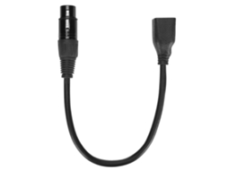Cabo Mali de adaptador Jorindo JD6100 XLR fêmea 5 pinos para RJ45 fêmea, cobre sem oxigênio, 0.3m