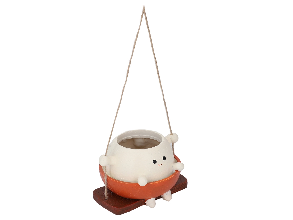Mali vasinho de Flores Pendente Balanço Cute Resina Jardim Decor Suculentas Indoor Outdoor