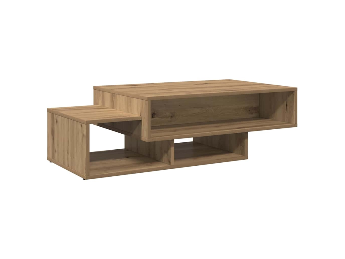 Mesa de Centro MAISON EXCLUSIVE em Derivados de Madeira Carvalho Artisiano (105x55x32 cm)