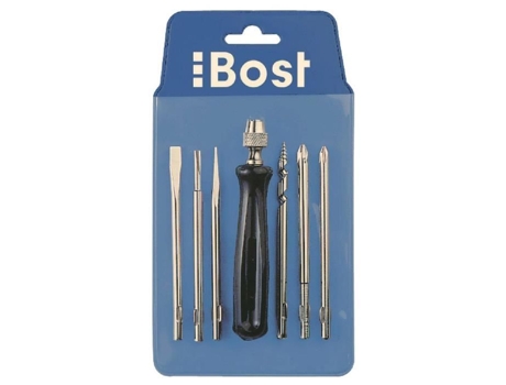 Chave de Fenda Multilâmina Padrão Broca Phillips Proteção Elétrica 6 Lâminas BOST