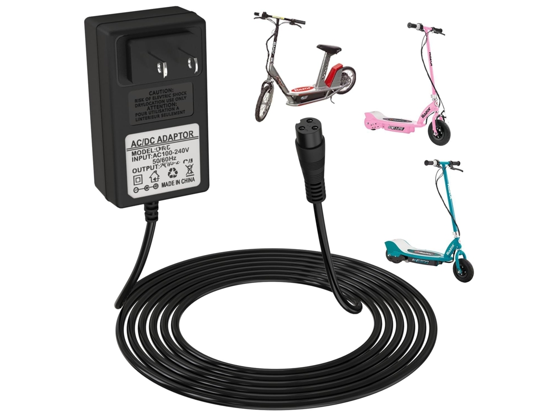 Carregador para Razor E100 E200 HENTEN HOME