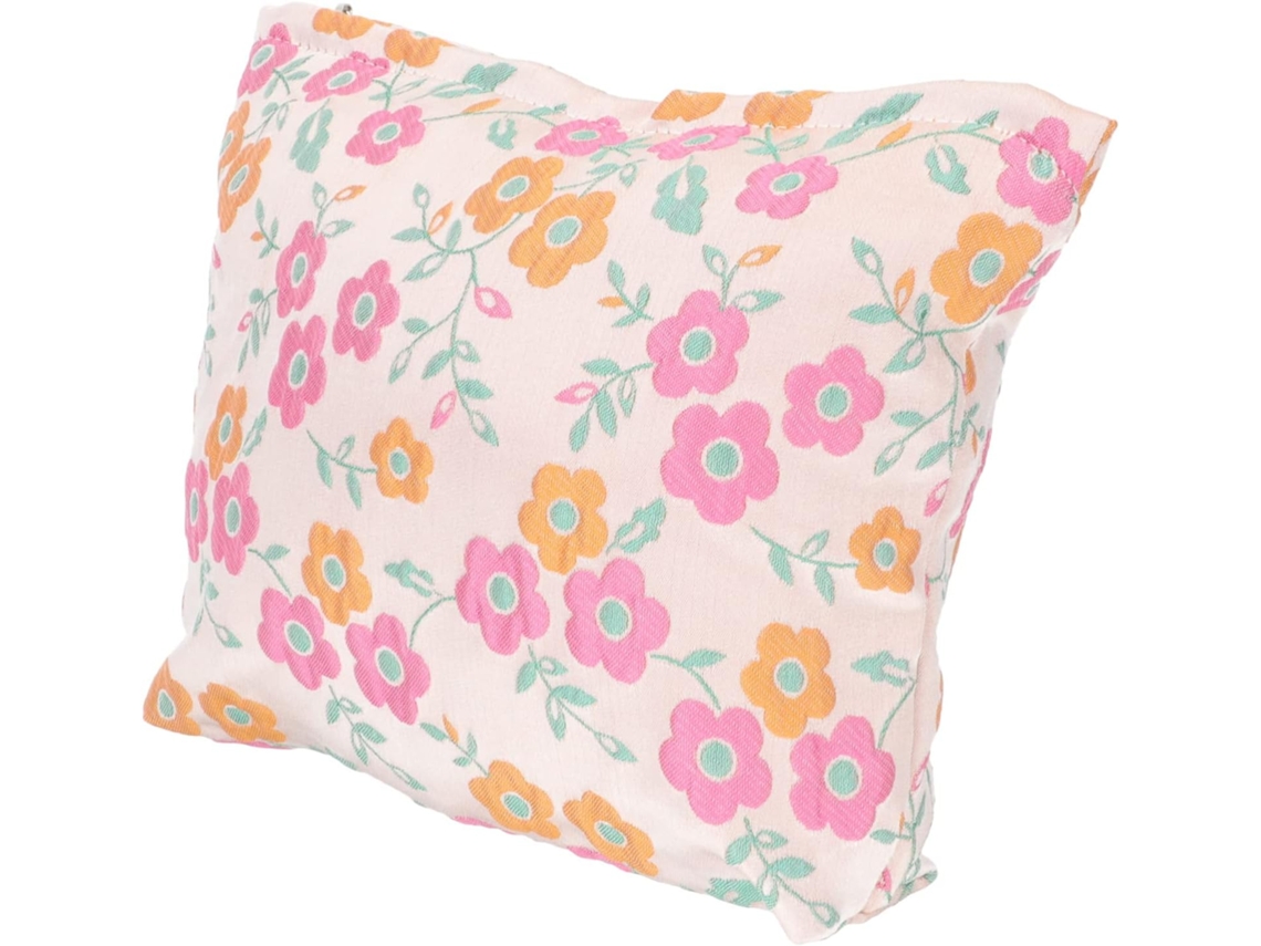 Nécessaire De Maquiagem Portátil De 2 Peças Com Estampa Floral, Ideal Para Viagens, Com Zíper E Amplo Espaço Interno.