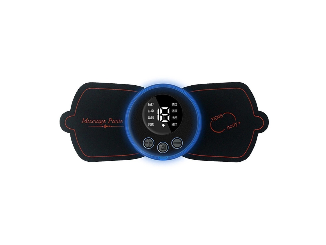 Lurelia Estimulador Muscular Recarregável Usb Sem Fio, Pu, Preto, G