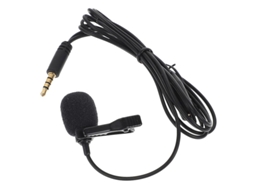 1Pcs Microfone de Lapela com Clipe ALLINLESS