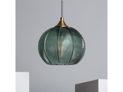 LEDKIA Candeeiro Suspenso Vidro Klimt Verde