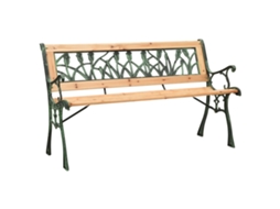 Banco de exterior VIDAXL Multicolour Madeira (122 cm)