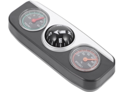 Bússola Automática Para Carro Com Termômetro Integrado Em Abs Preto, Bússola Precisa Para Painel, Ideal Para Viagens.