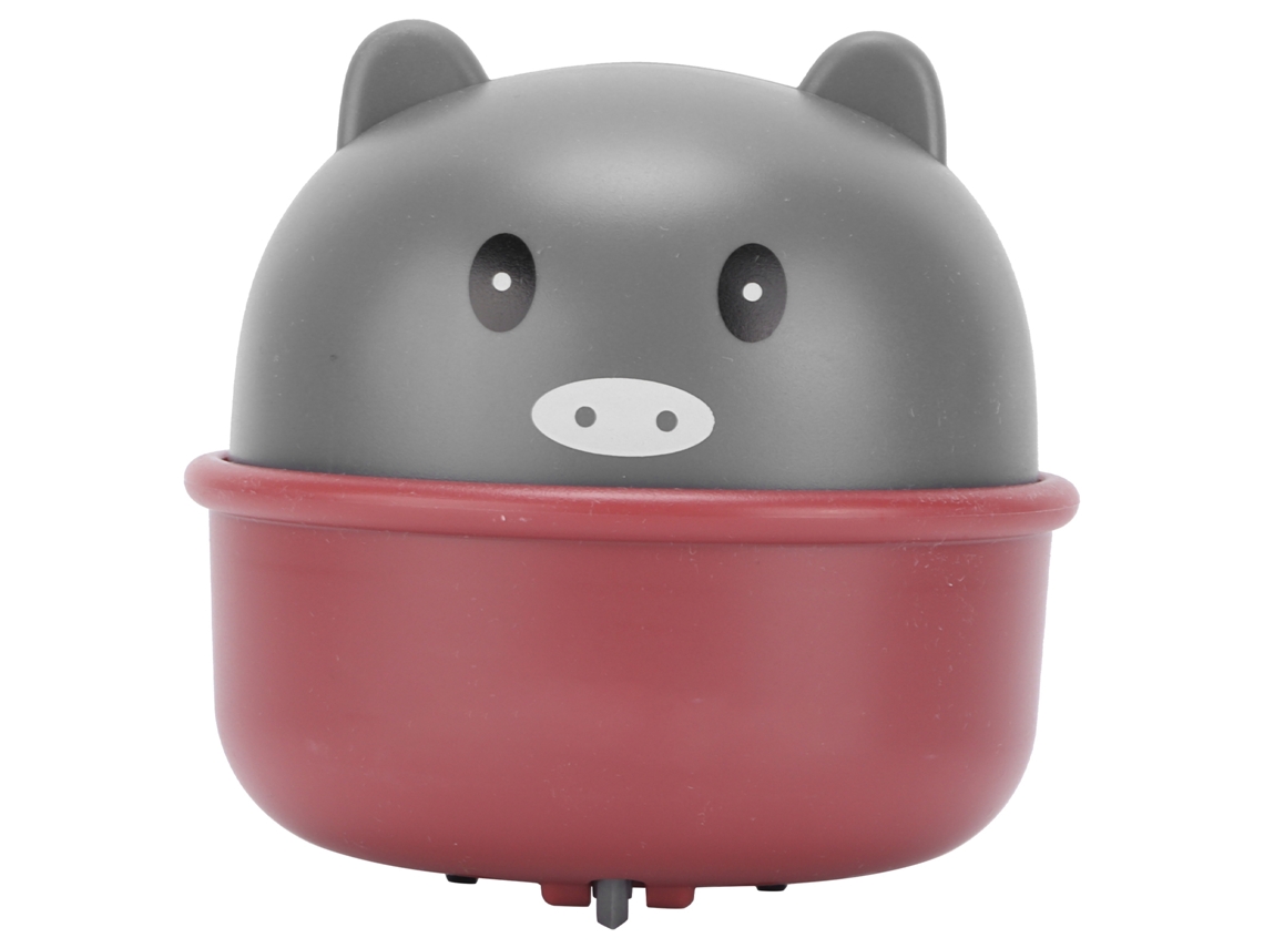 Brinquedo De Carrinho Inercial Para Bebê Com Força De Retorno Cute Porco Cinza Pressão Mecânica Brinquedo Para Crianças