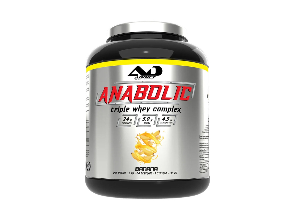 Complexo De Soro De Leite Puro Anabolizante Addict Desporto Nutrition (2kg)