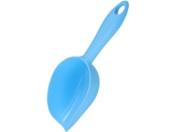 Colher Multiuso Secfou Em Plástico Azul Para Grãos E Gelo, Com Cabo Confortável, Ideal Para Serviços De Buffet E