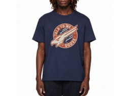 Rockinstone Top Gun Talk To Me Goose Navy T-shirt Size:l