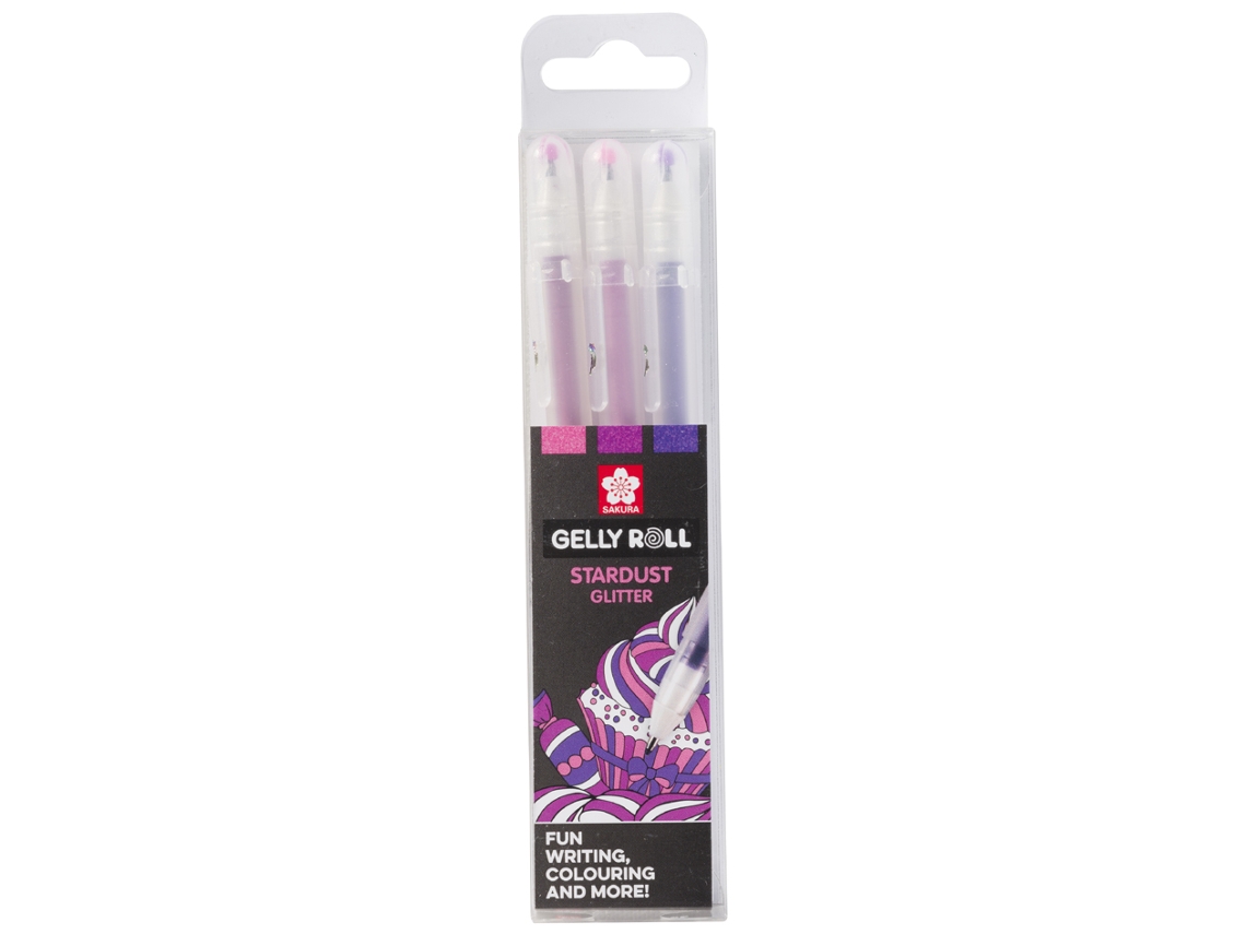Caneta Rollerball em Gel SAKURA Gelly Roll Stardust Happy