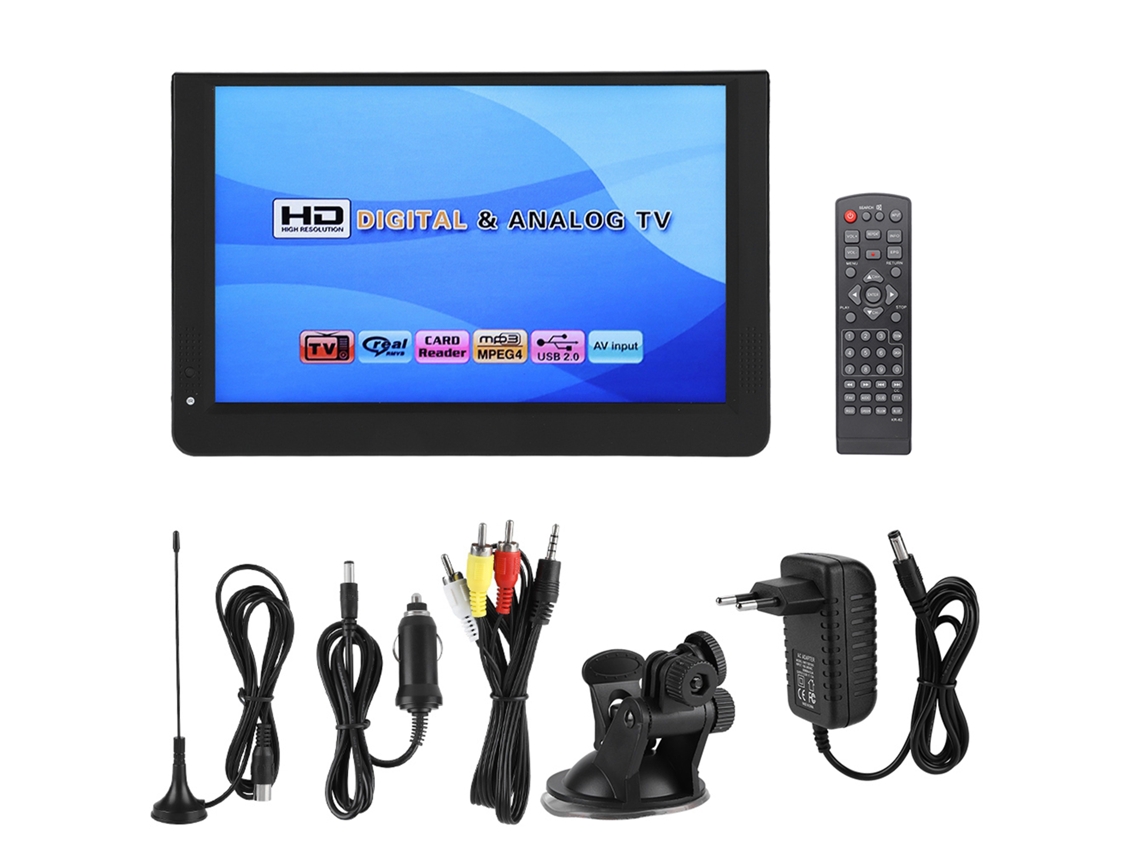 Tv Portátil 1080p Com Tela De 12 Polegadas