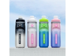 Branca Rockbros Garrafa Água Bicicleta 620ml Isolamento Térmico Mantém Temperatura Fria Academia Corrida Esportes Ar Livre