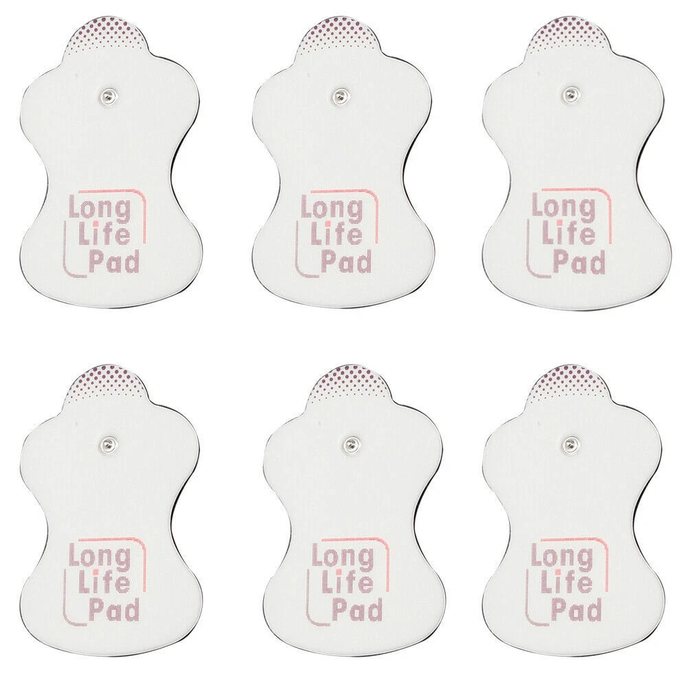 Pacote Com 12 Almofadas De Substituição (6 Pares) Elepuls Longa Duração Para Massageadores Omron.
