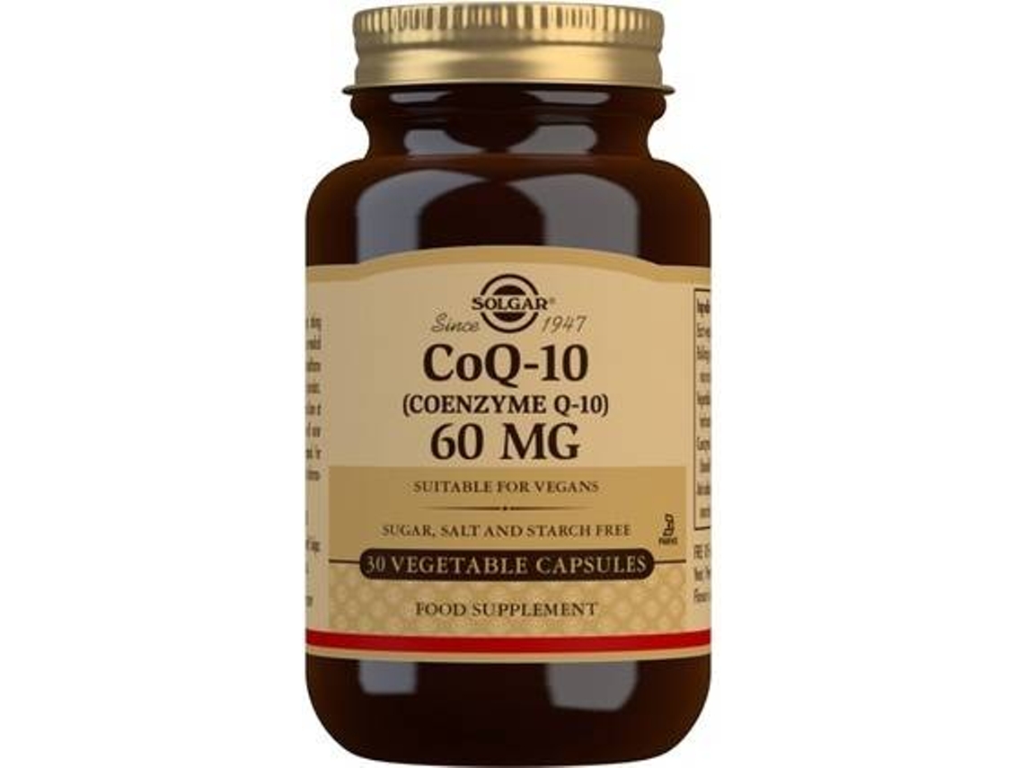 Suplemento Alimentar SOLGAR Coenzima Coq (30 cápsulas vegetais (60mg))