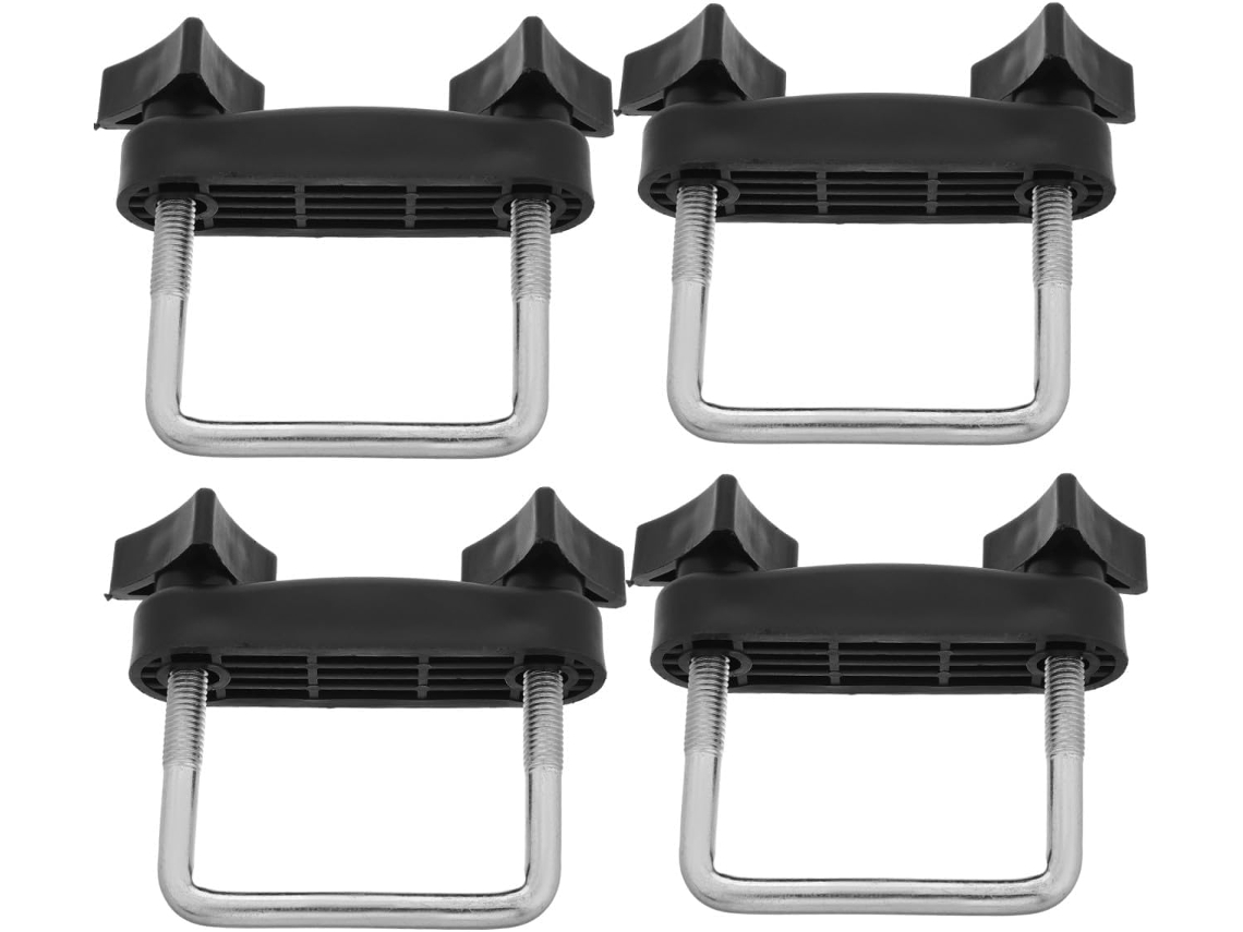 Conjunto De 4 Presilhas Para Barras Transversais De Rack De Teto De Carro
