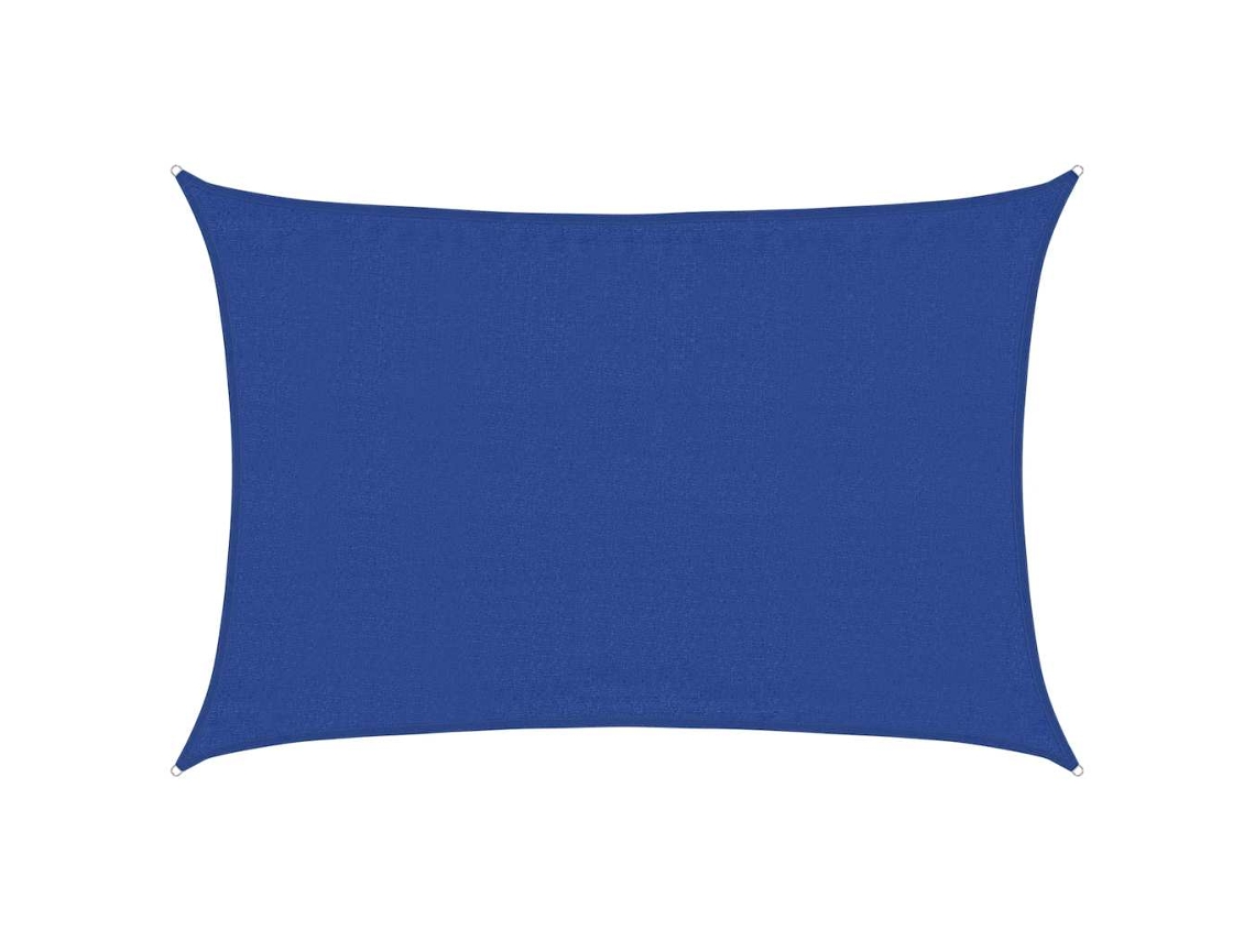 Para sol Estilo Vela Retangular 160 G/m² 3,5x5 M Pead Azul MAISON EXCLUSIVE
