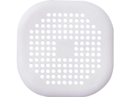 tampa De Ralo De Silicone, 4 Unidades, Branco E Cinza, Com Ventosa, Para Bancada De Cozinha E Banheiro