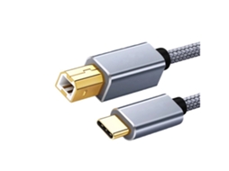 Cabo De Impressora  Gk2253 (usb-c - 2m - Cinzento)*