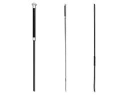 Chicote de Adestramento Noblesse Prateado 120 Cmwaldhausen