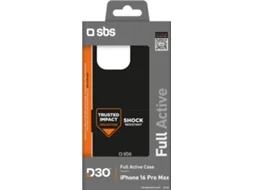 Capa SBS iPhone 16 Pro Max (Preto)