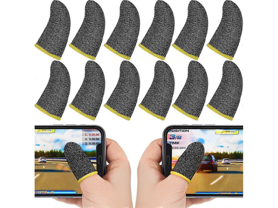 30 Pcs Manga Do Dedo Para Jogos Mobile Game Controller Finger Thumb Hengjian