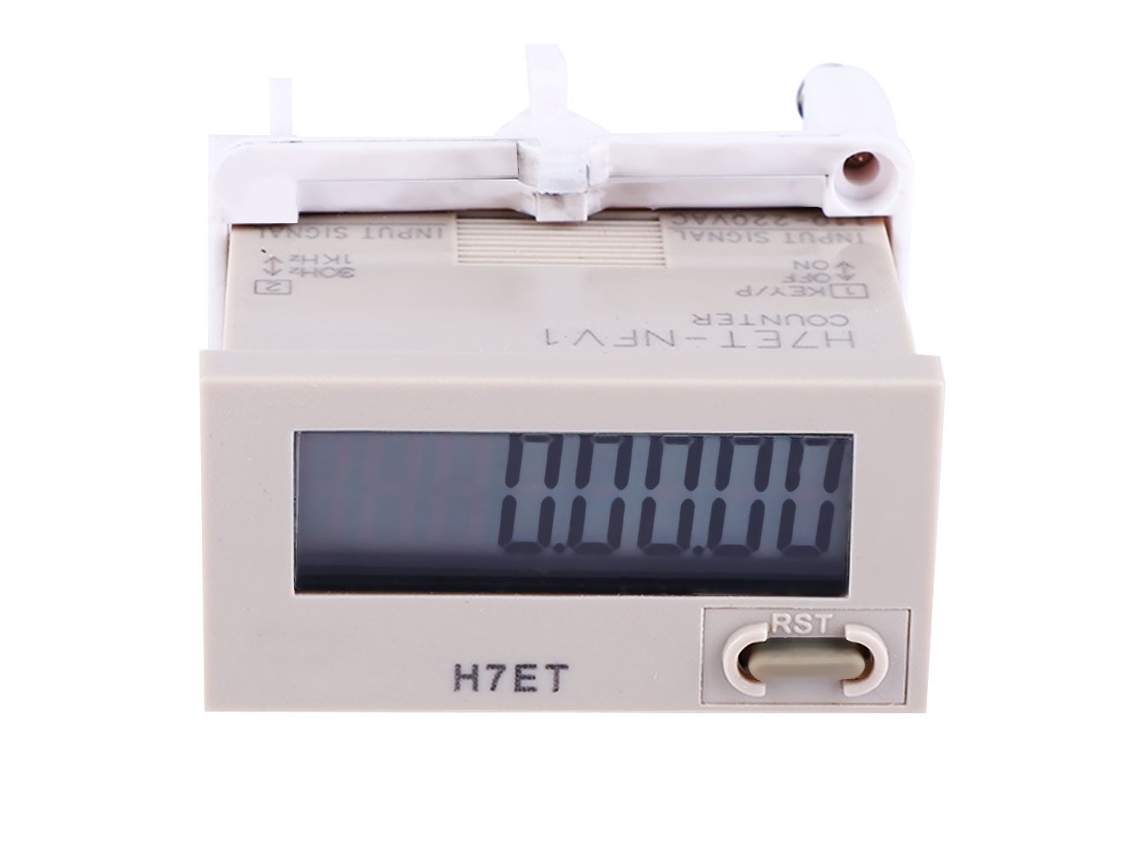 Contador Elétrico Digital H7et-nfv1 110-220v Ac Totalizador Com Display Lcd 8 Dígitos