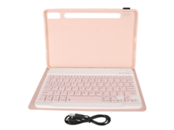 2026zentro-capa Protetora Magnética Com Teclado Sem Fio Bt Para Tab P11 Pro 2ª Geração 2022 11.2 Polegadas Rosa