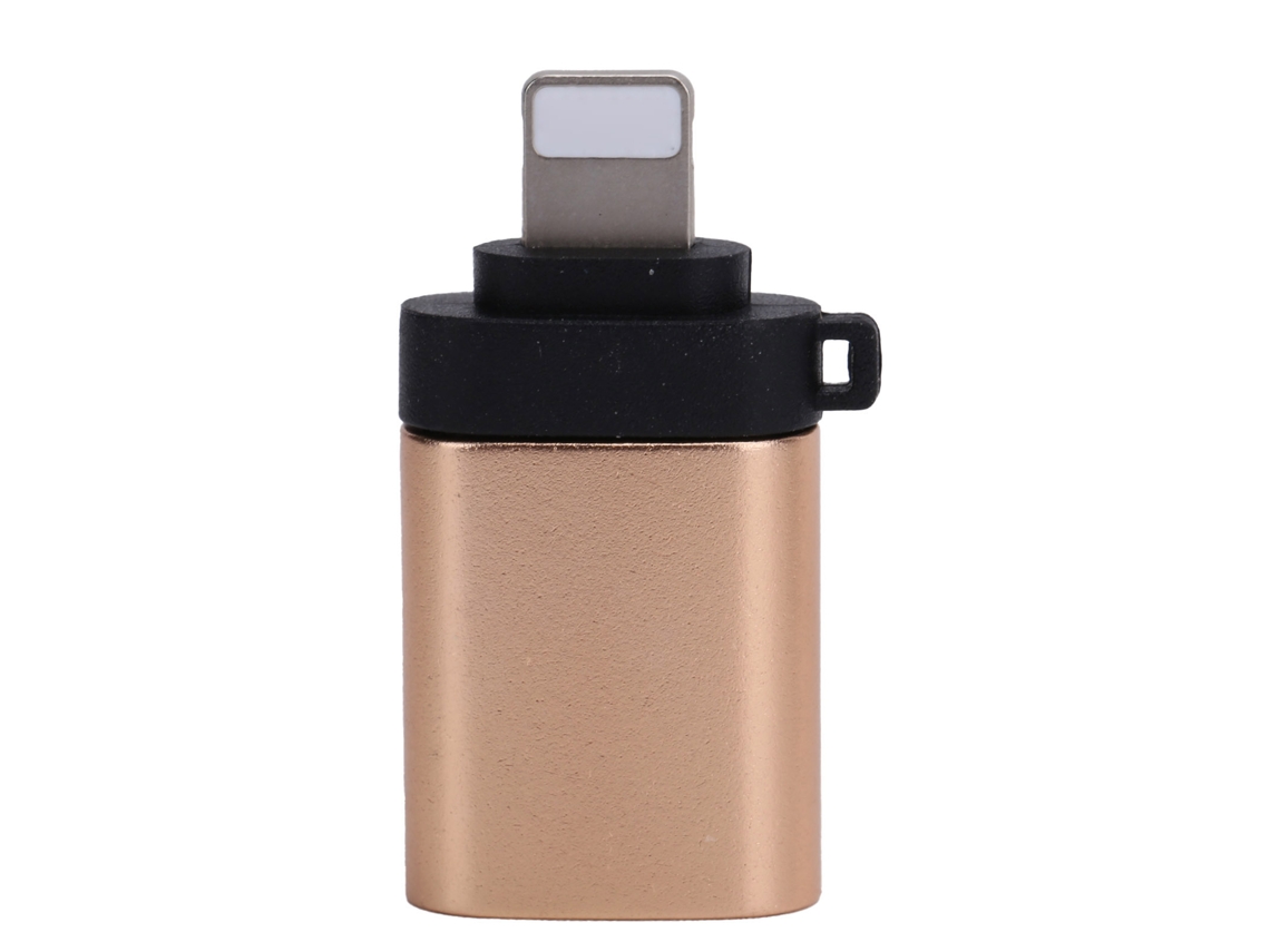 2026 adaptador Otg Usb3.0 para Iphone Ios, Carga Rápida e Transferência de Dados, Acessório para Celular, Cor Dourada