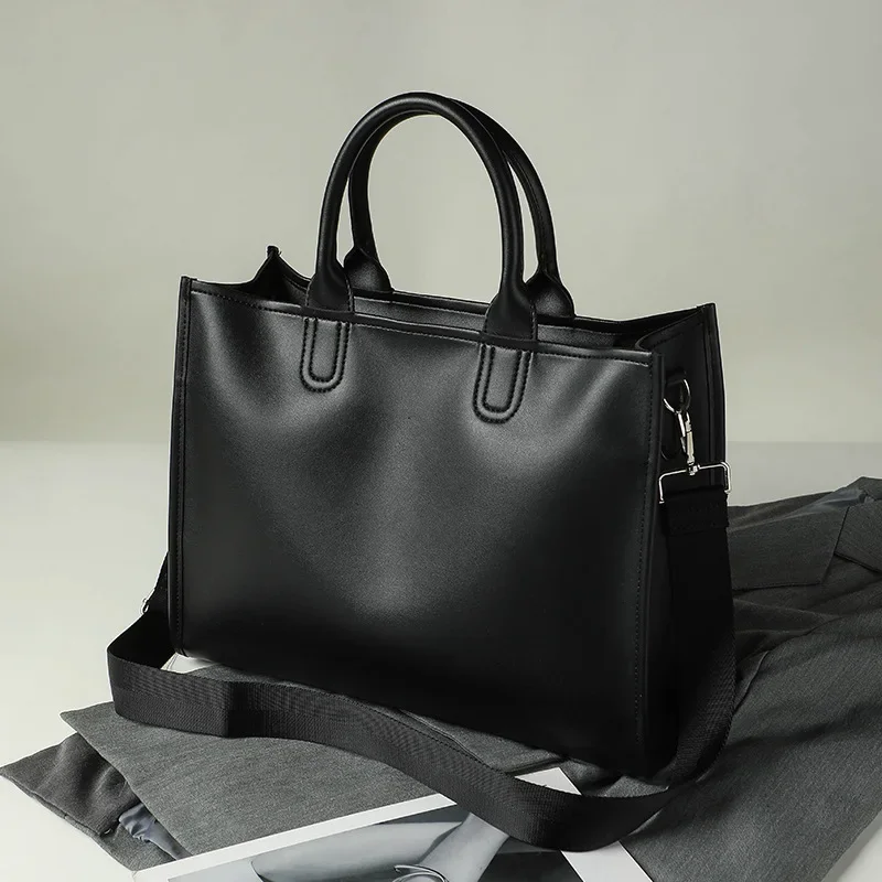 (preta, 32x27x13 Cm) Bolsa Feminina Para O Dia A Dia, Bolsa De Ombro Feminina, Bolsa Transversal Feminina Em Couro Pu De Grande Capacidade