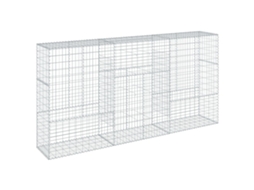 Gabion Basket, Gabion Baskets Vidaxl Prateado Ferro (300 X 50 X 150 Cm)