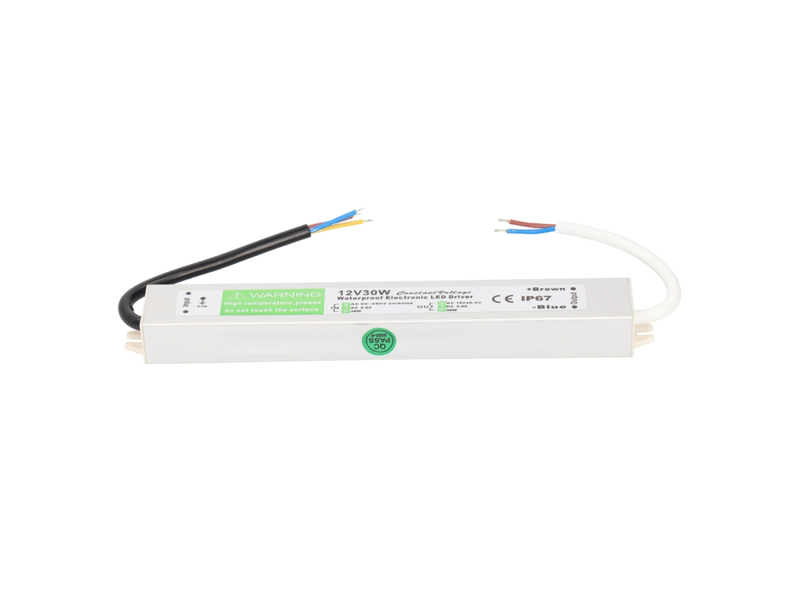 Laxiscreed Adaptador De Transformador De Potência Impermeável 30w Para Leds