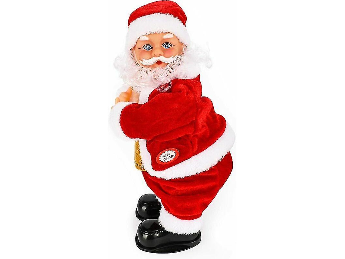 Omni santa Claus Eléctrico Bailarín Y Cantante Con Música, Juguete Operado por Pilas, Decoración Navideña