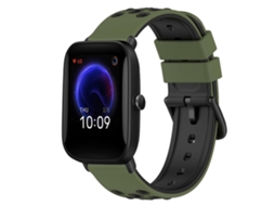 Pulseira De Silicone Bicolor De 20 Mm Para Amazfit Pop Pro
