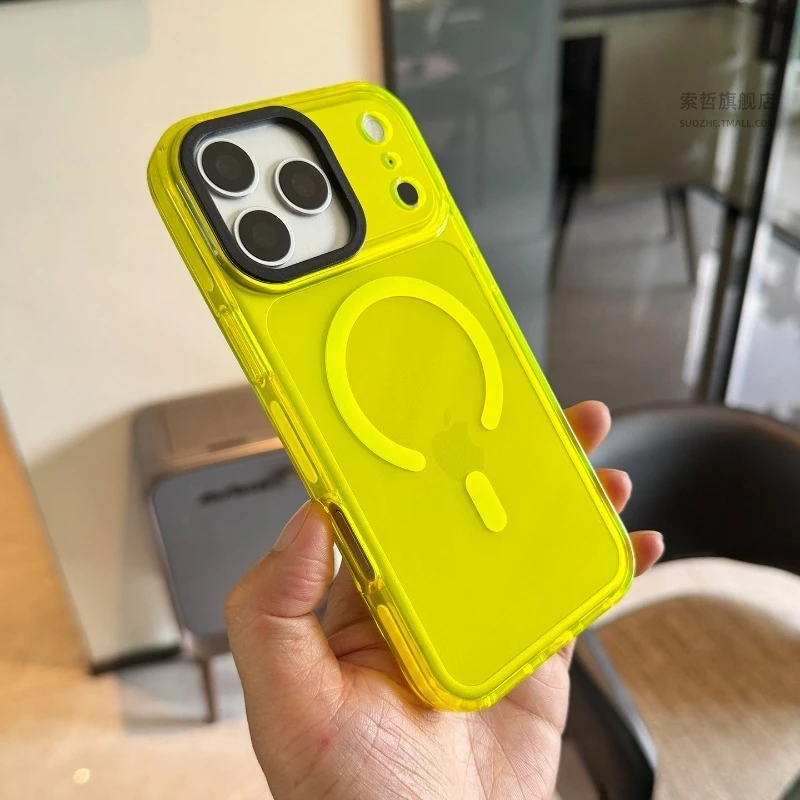Capa Magnética De Tpu Macio (verde Para Iphone 11), Transparente E Resistente A Impactos.