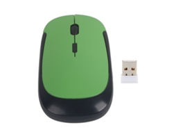 Aetheria mouse Sem Fio 2.4ghz Ajustável 3 Níveis Dpi Ultra Fino para Computador e Laptop Verde