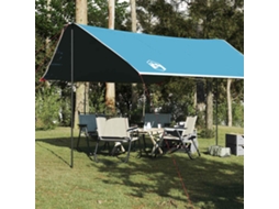 Vidaxl Lona De Campismo 430x380x210 Cm Impermeável Azul