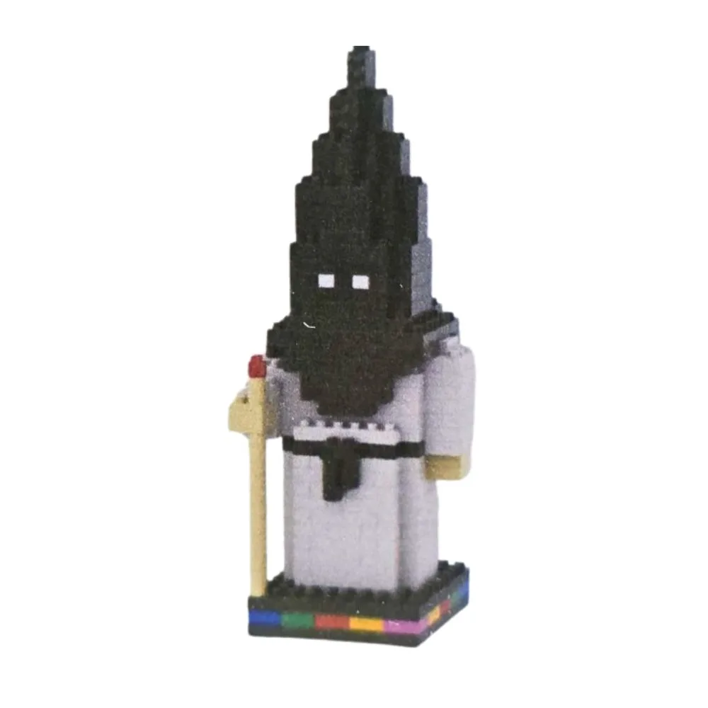 Pixo Nazareno com Capa Preta e Branca 342 Peças Blocos de Montar Nzsc12 P25pixopixoworld