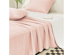 Manta Refrescante (150x200cm) Para Quem Sente Calor Ao Dormir, Suave, Leve E Refrescante (95% Poliéster + 5% Elastano) Rosa Hexinyigjly