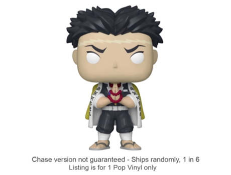 Figura Funko Gyomei Himejima Pop! Vinyl Chase Ships 1 em 6 DEMON SLAYER
