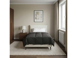 Vidaxl Duvet De Ano Inteiro 140 X 200 Cm 4 Estações Antracite