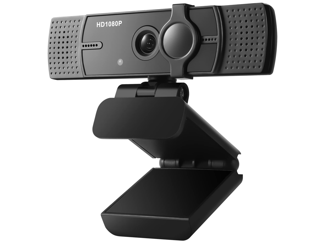 Webcam Usb 1080p Sem Distorção Com Microfone Tampa De Privacidade E Ligação Imediata